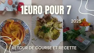 BON PLAN COURSE 1 EURO CHEZ LIDL /ID&Eacute;ES RECETTES  FAMILLE NOMBREUSES  #retourdecourse