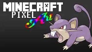 Rattata - Minecarft Pixel Art