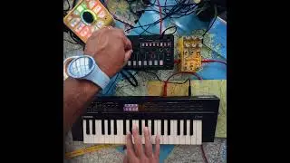 Yamaha Reface Dx, Chase Bliss Habit and Roland J6 - Ambient Jam