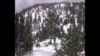 Snow melting fast at Troodos on 4/3/2021 - Time-lapse