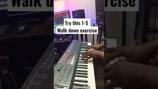 Try this 1-5 piano walk down
