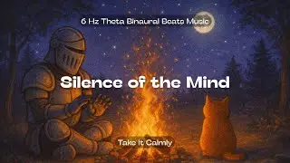 Silence of the Mind - 6 Hz Theta, Handpan, Kalimba, Harp, Guitar