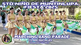 STO. NIÑO DE MUNTINLUPA FIESTA 2025  MARCHING BAND PARADE