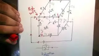 cube of resistors مكعب المقاومات
