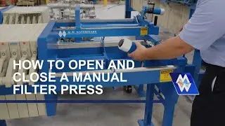 How to Open and Close a Manual Filter Press