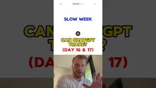 Can ChatGPT Trade⁉️ (Day 16/17)