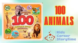 Learn 100 Animals Interactive Book #animals #learning