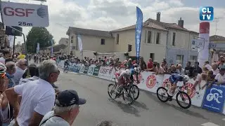 Arriv&eacute;e de la premi&egrave;re &eacute;tape du Tour Poitou Charentes &agrave; Cognac