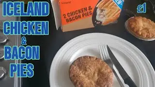 Iceland chicken and bacon pies £1