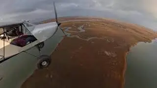 Flying Mom along the NC coast