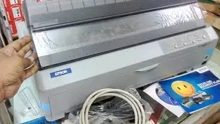 Распаковка матричного принтера Epson FX 2175. Практический обзор и обзор