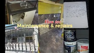 How to do MAINTENANCE and repairs: paint, electrical, plumbing, tiling, windows and more @whytheYmen