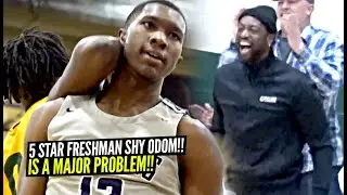 5 Star Freshman Shy Odom Is a MAJOR PROBLEM Even Dwyane Wade Is Impressed!! Full Season Highlights!