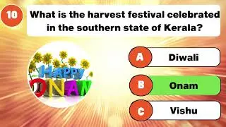 Festivals Quiz | Festivals of India | GK quiz #festival #festivalsofindia