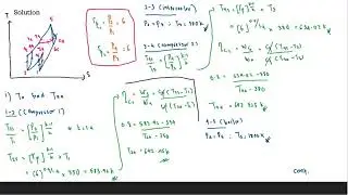 EXAMPLE OF BRAYTON CYCLE WITH INTERCOOLING (PART 1)