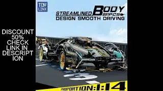 ToylinX 1-14 Supercar Building Block Toy ABS Material Age 14+ Optional Power Group Christmas Gift f