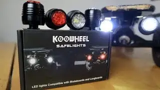 KOOWHEEL SAFELIGHTS Unboxing & Review. Universal Skateboard & Longboard Lights