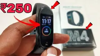 Cheapest Smart Band Watch - M4 Smart Band Unboxing & Review #akshattechzone
