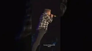 Niall Horan Singing 'Story of My Life'