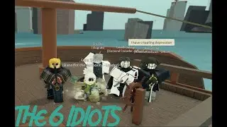 Deepwoken: The 6 Idiots battle kaido's the sea worm