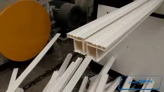 65/132 double out UPVC door profile extrusion production line