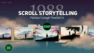 GSAP ScrollTrigger Tutorial: Auto Theme Switching & Timeline UI (Studio Ghibli Style) | Part - 06