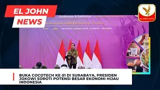 Buka Cocotech Ke-51 di Surabaya, Presiden Jokowi Soroti Potensi Besar Ekonomi Hijau Indonesia