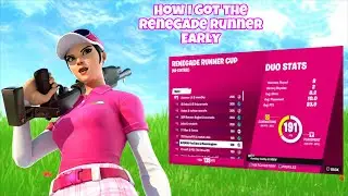 How We Got The Renegade Runner Skin Early Fortnite Competitive PS5 (4K 120FPS)