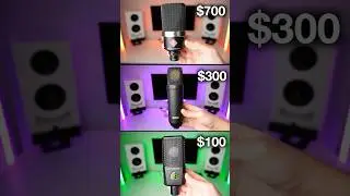 $100 vs $300 vs $700 Mic (Singing Vocals)