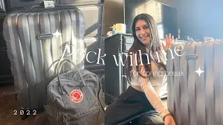 pack with me for spring break | 2022 vacation