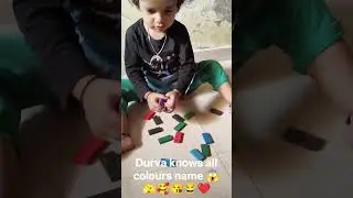 durva knows all colours name 😱🫣🥰😘😂❤️💖😊