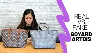 GOYARD ARTOIS: Fake vs. Real (How to Tell a Real Goyard Artois bag)