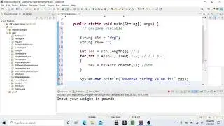 String reverse in java