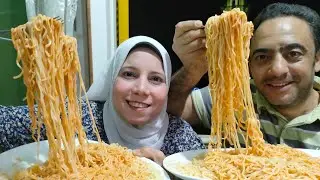 طلباتكم اوامر ونفذنا تحدي على٦ النودلز كوليكز المصري الحار🔥 والعقاب الضحك كله