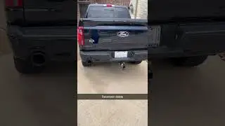 2024 F150 5.0 Resonator Delete With Stock Muffler. #ford #f150 #2024 #exhaust