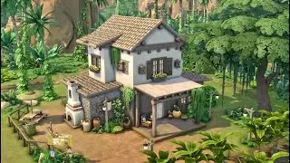Banana Farm Retreat | Base Game + Jungle Adventure | The Sims 4 Speed Build (No CC)