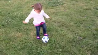 Nadia 2 yrs playing soccer