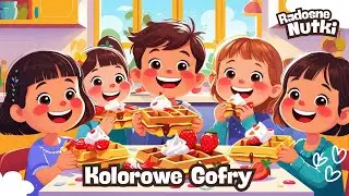 🎵 Radosne Nutki — Kolorowe gofry na śniadanie — piosenki dla dzieci🎵