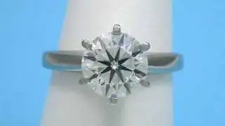 Round Brilliant Cut Diamond Ring 2.01-carat six-prong solitaire mounting