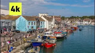 Walking in Weymouth | Dorest , England , downtown UK 🇬🇧 4K 2022- 4K HDR