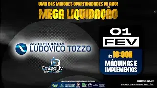 MEGA LEILÃO LIQUIDAÇÃO LUDOVICO TOZZO | MÁQUINAS E IMPLEMENTOS - DIA 4
