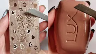Soap Carving ASMR Relaxing Sounds no talking Satisfying ASMR Video #acmp #carvingsoap #soapasmr