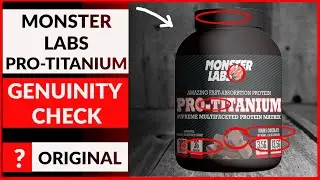 FAKE Monster Labs Pro Titanium Protein Powder Vs Genuine