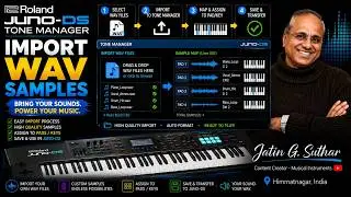 Roland XPS30 सेम्पल इंपोर्ट करे। Sample import Unsupported and load in keyboard