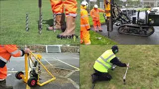 Spirafix ground anchor applications