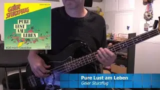 [Geier Sturzflug] Pure Lust am Leben - Bass Cover 🎧