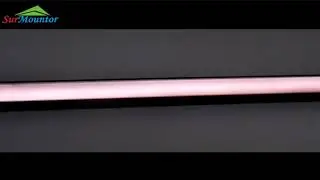 led aluminum profile with black diffuser