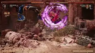 Mileena 59% Krazed Tarkatan Combo w/ Goro