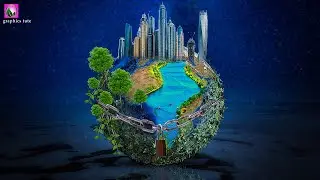 Lock Down World - Lockdown Special Surreal Photo Manipulation Photoshop - Creative Art-graphics tute
