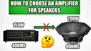 how to choose an amplifier for speakers | buying guide for dj | sound system